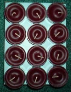 PARTYLITE 1 DOZEN MULBERRY TEALIGHTS, BNIB  