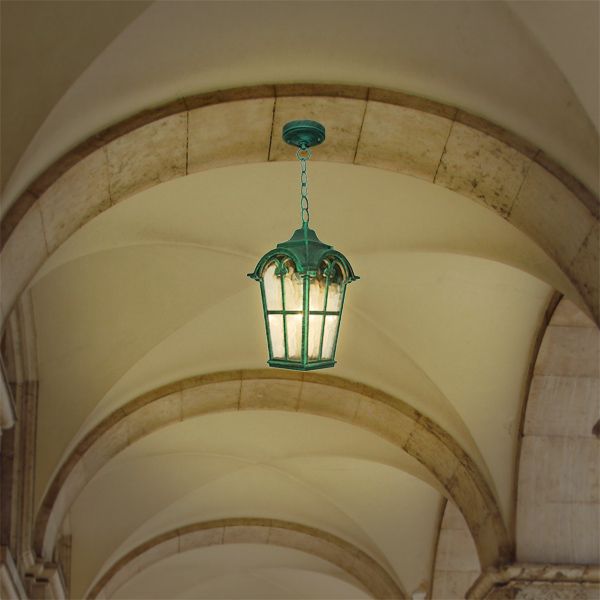 Green Outdoor Hanging Lighting Light Fixture.OTN0022 H  