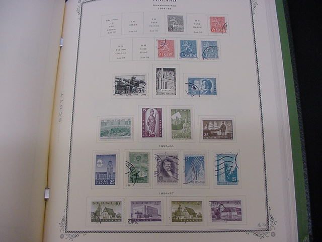 SCANDINAVIA FINLAND DENMARK EARLY MID STAMPS F VF COLLECTION SCOTT 