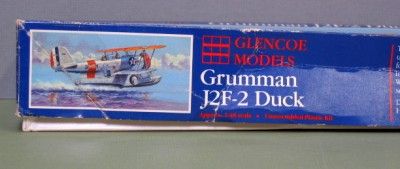   Models Grumman J2F 2 Duck 148th Scale Model Plane Kit # 04101  