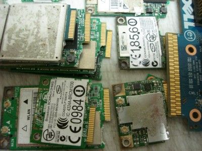 27.2 ounces or 1.70 lbs Assorted Mini PCI / Electronic Components Gold 
