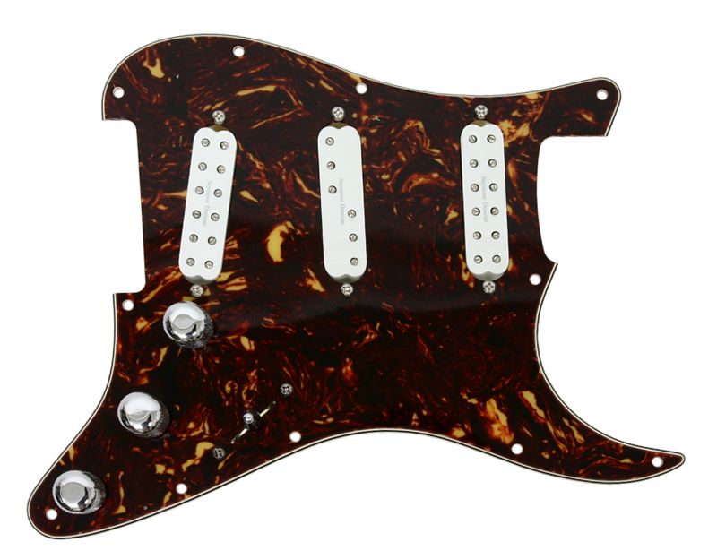 Seymour Duncan SJBJ/SDBR/SL59 Loaded Pickguard TO/WH  