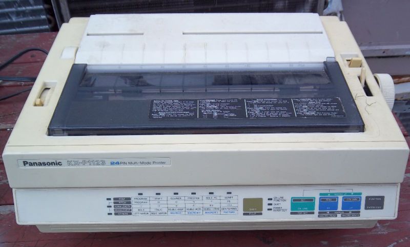 Panasonic KX P1123 Printer AS IS  