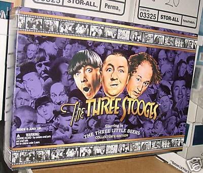 THREE STOOGES 12 INCH FIGURES FOA EXCLSV 3 LITTLE BEERS  