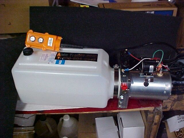 Monarch hydraulic Pump power up/down 12v Poly Tank D5  