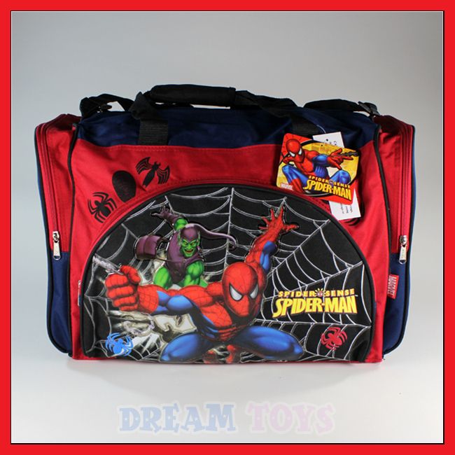 Marvel Spider Man Kids Duffle Bag   Gym Duffel Travel  