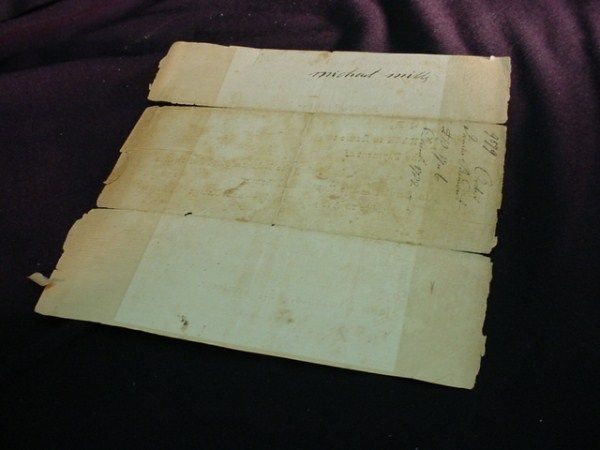 Antique 1782 REVOLUTIONARY WAR DOCUMENT Pay Order CONTINENTAL ARMY 