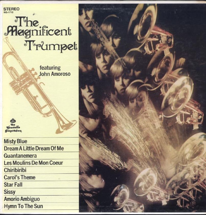 John Amoroso The Magnificent Trumpet LP NM/VG++ Canada  