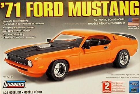 LIN72151 1971 Ford Mustang Lindberg  