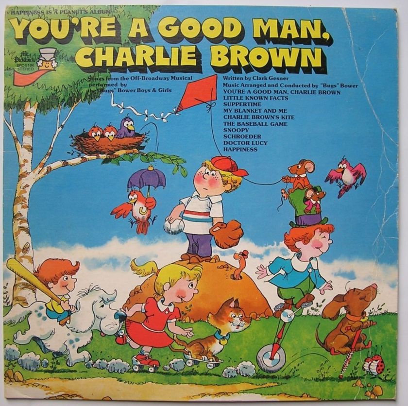 PEANUTS 1974 LP YOURE A GOOD MAN CHARLIE BROWN SONGS  