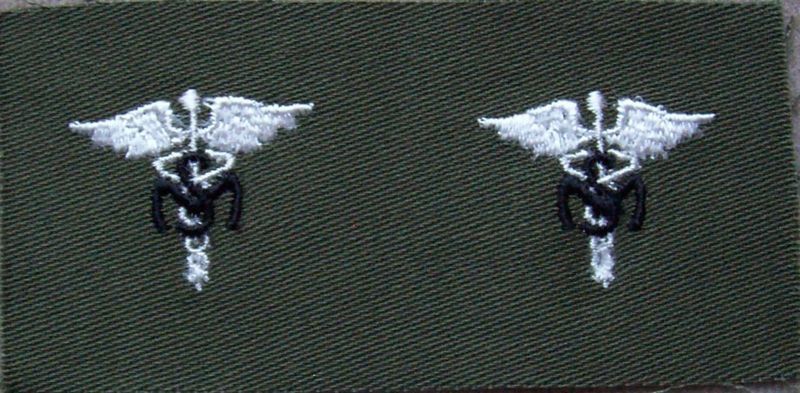 Army Cloth Branch Insignia Medical Service Corps  