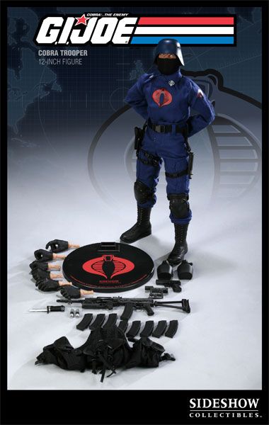 Sideshow GI Joe Cobra Trooper 12 Action Figure NEW  