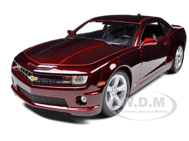 2010 CHEVROLET CAMARO SS RS BURGUNDY 1/18 DIECAST  