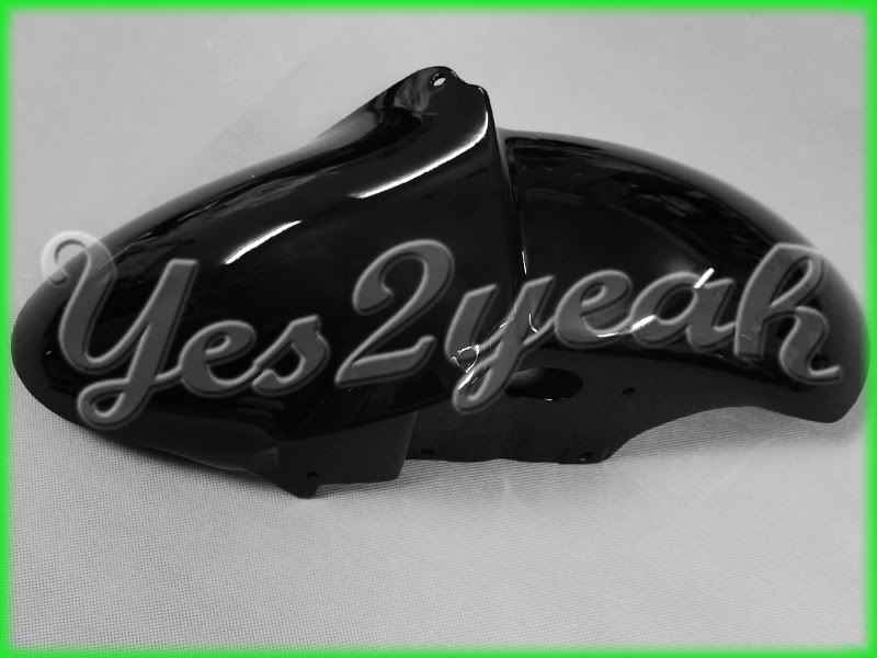 For Kawasaki ZX 9R 98 99 Glossy Black ABS Fairing 98W10  