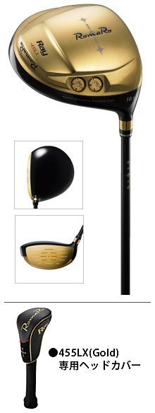 RomaRo GOLF JAPAN Ray Series 455LX GOLD DRIVER Graphite NEW 2012 NON 