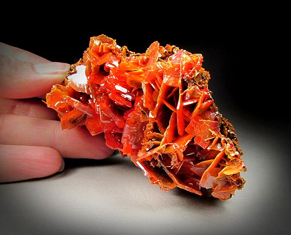 Wulfenite, Jianshan Mine, Xinjiang Region, China  