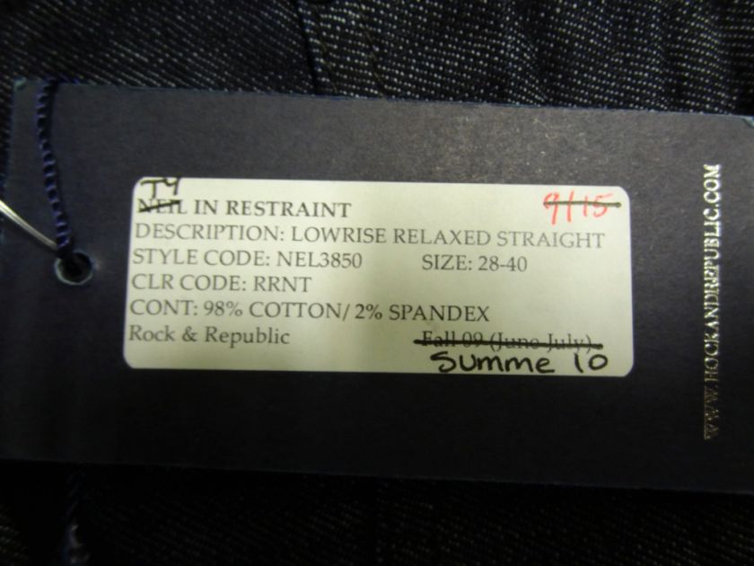 NEW SAMPLE WITH TAGS Purchased directly from Rock & Republic