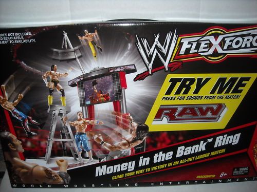 NEW WWE MONEY IN THE BANK RING WW FLEX FORCE NRFB  