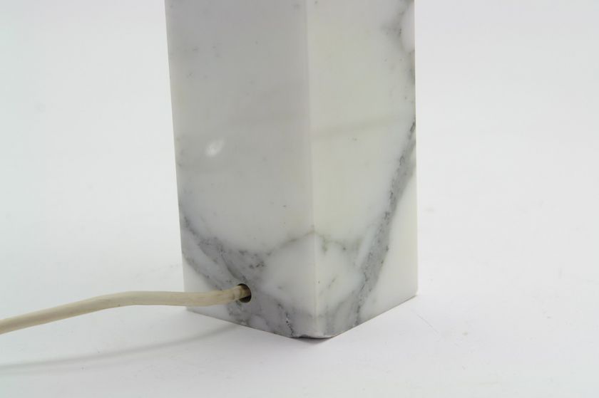 ITALIAN Marble TABLE LAMP 70s Hollywood Regency  