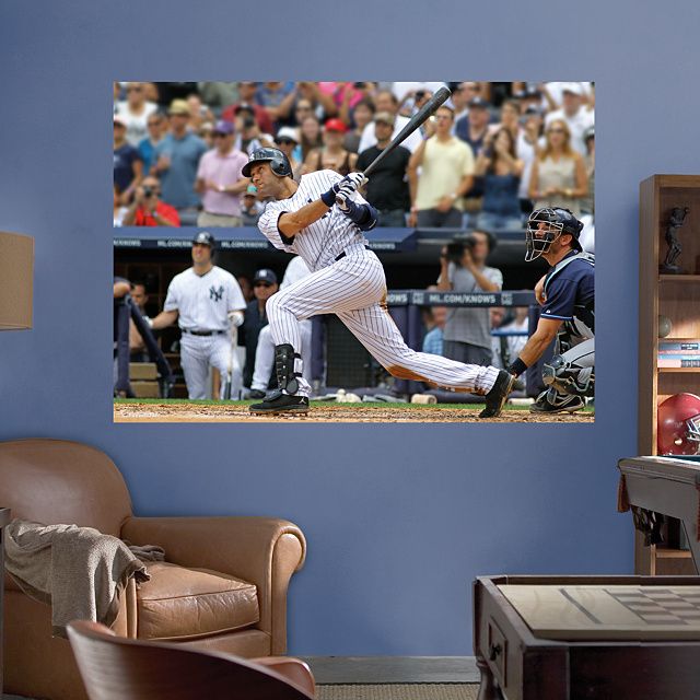 New Derek Jeter 3000th Hit Mural Fathead 6 x 4 HUGE  