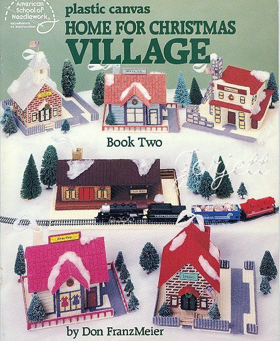 Home for Christmas Village Book 2 pc patterns OOP  