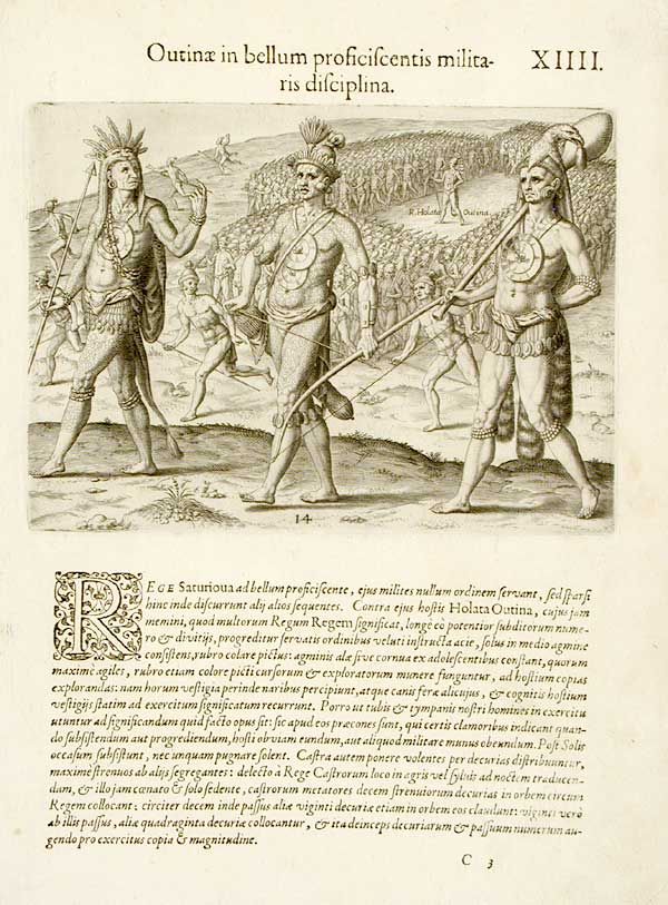   illustration only here is picture of page from original de bry s work