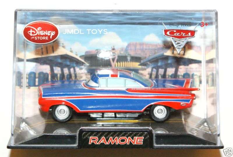  CARS 2 RAMONE UNION JACK BRITISH PAINT JOB Pixar  