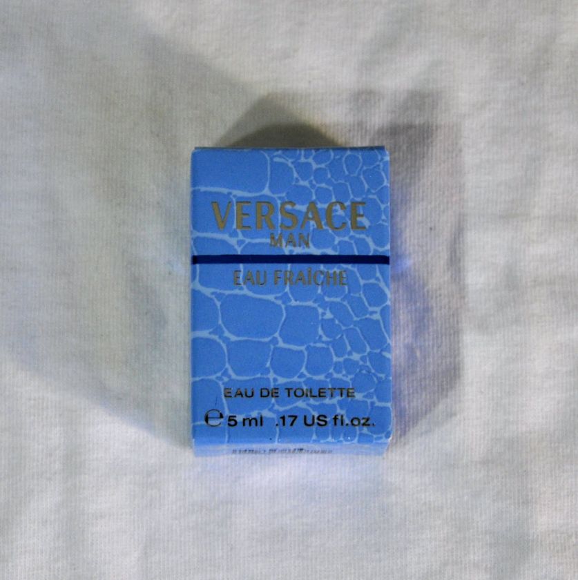 Versace Man Eau Fraiche EDT Travel Size .17 oz for Men  