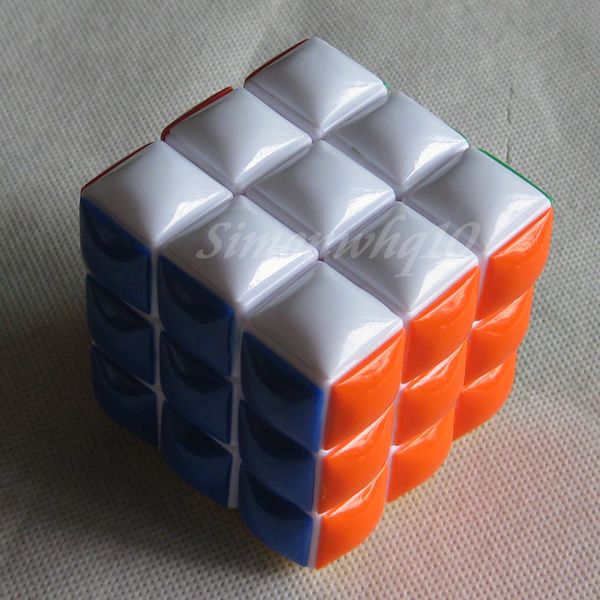 Magic Rubiks Cube Puzzle Rubic White 3x3x3 PuzzLe Toy  