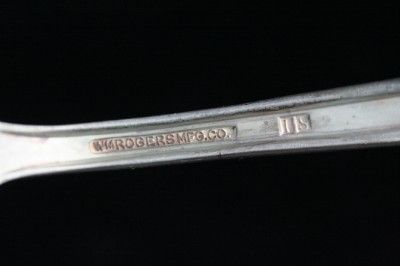 Vintage Silverplate Wm Rogers Presidential Spoon Lot 3  