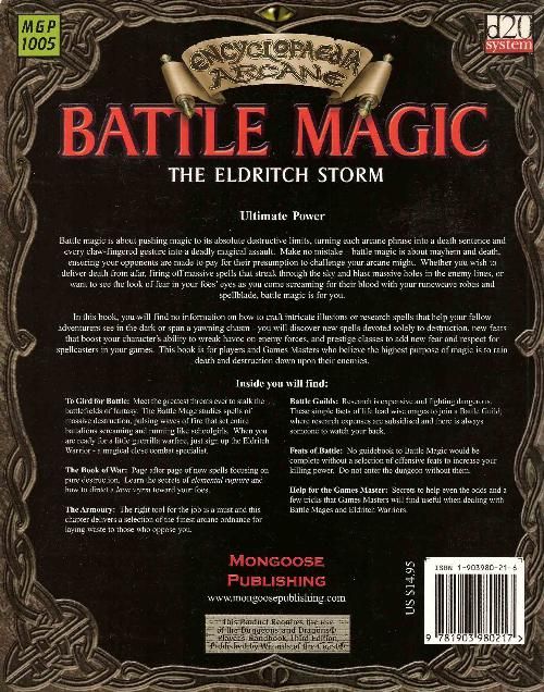 Encyclopaedia Arcane RPG Battle Dragon Magic Eldritch  