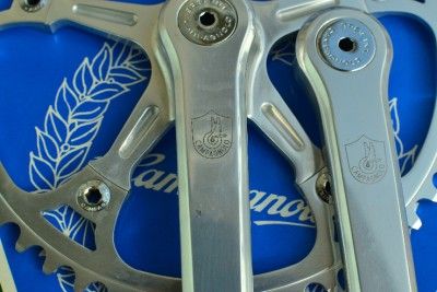   Campagnolo Super Record Pista Crank set NON FLUTED track 165mm w 50t