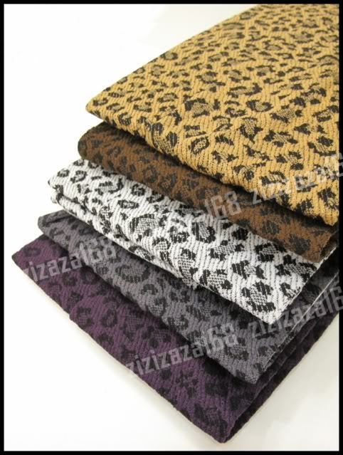 BN CELEBRITY IN STYLE WILD AMIMAL LEOPARD WARM SOFT WOVEN TIGHTS PLUS 