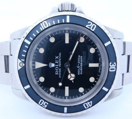 Rare Vintage Rolex 5513 SUBMARINER NO DATE Circa 1962 Divers Watch 