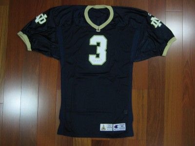 Authentic Notre Dame 3 Joe Montana jersey CHAMPION 48 NCAA Signed 