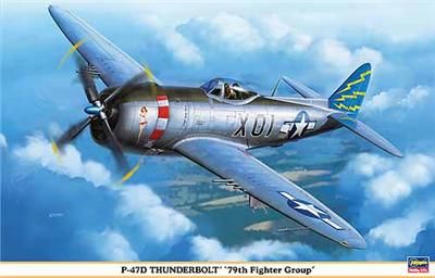 32 HASEGAWA 08187 P 47D THUNDERBOLT 79TH FIGHTER  