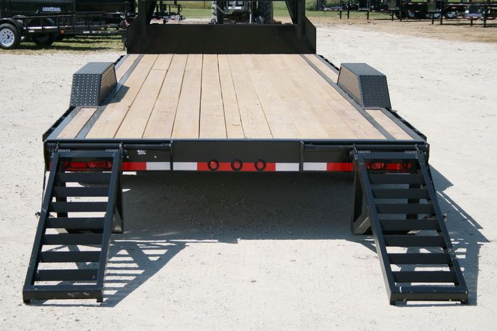   26 x 102 Gooseneck Carhauler Equipment Trailer w/ 7K Axles  