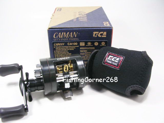 Tica Caiman CA 100 Bait Casting Fishing Reel CA100 New  