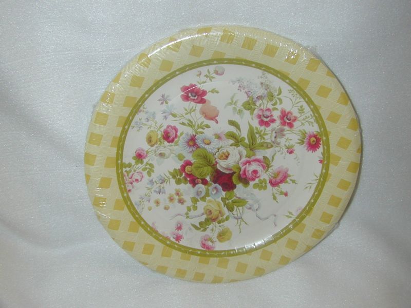 ANNA GRIFFINCAROLINA8 COATED DINNER PAPER PLATES NE  