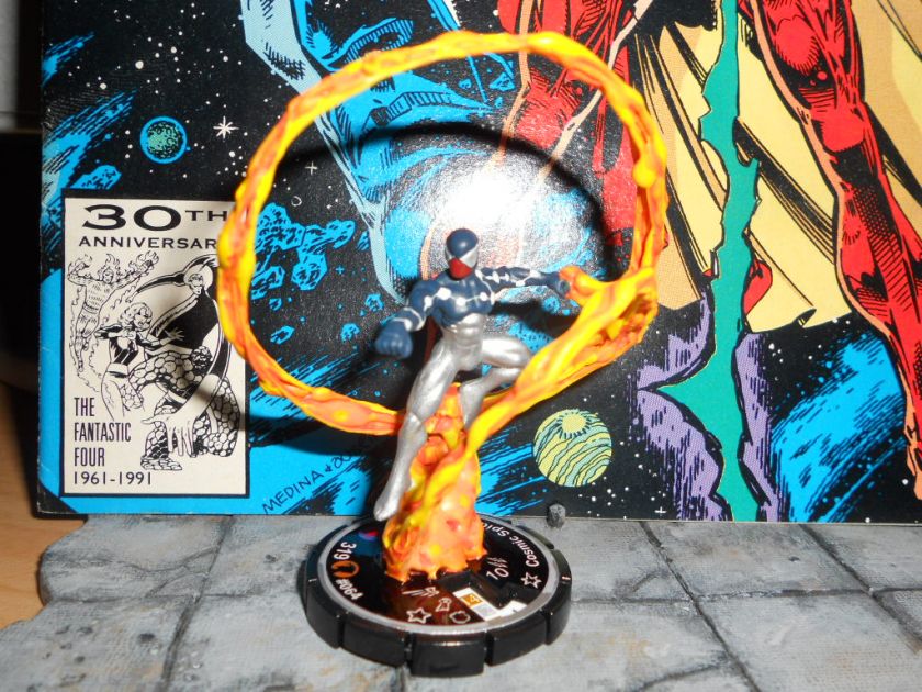   Heroclix COSMIC SPIDER MAN #064 Unique Super Rare Figure WEB OF  