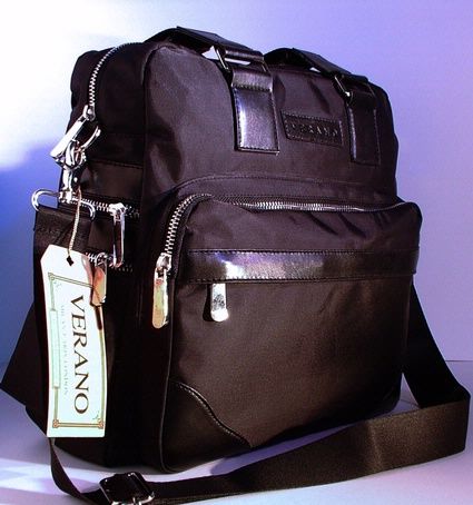   DESIGNER MESSENGER FLIGHT CARRY ON TRAVEL SCHOOL BAG MENS GIFT BLACK