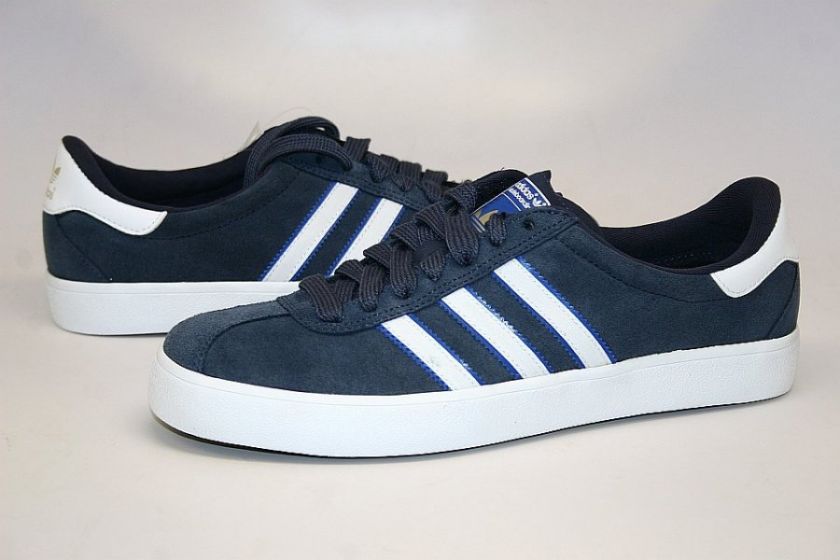 ADIDAS SKATEBOARDING SB SKATE NAVY BLUE WHITE Sz 11  