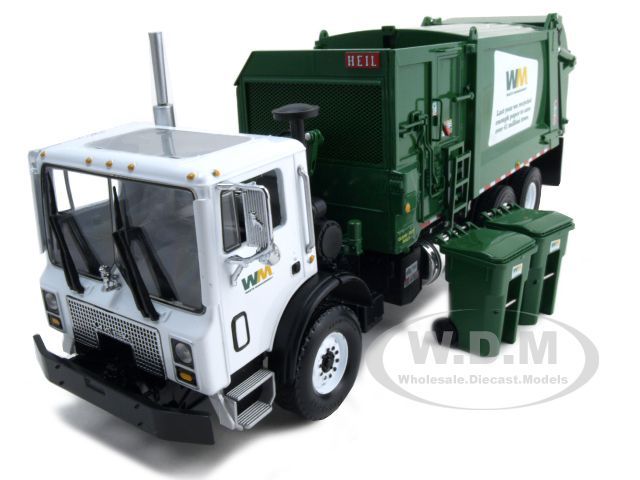 MACK MR WASTE REFUSE GARBAGE TRUCK 1/34 W/BINS  