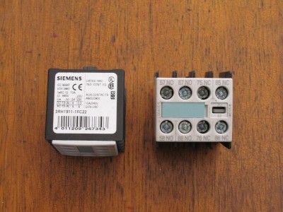 Siemens 3RH1911 1FC22 3RH19111FC22 Aux Contact  