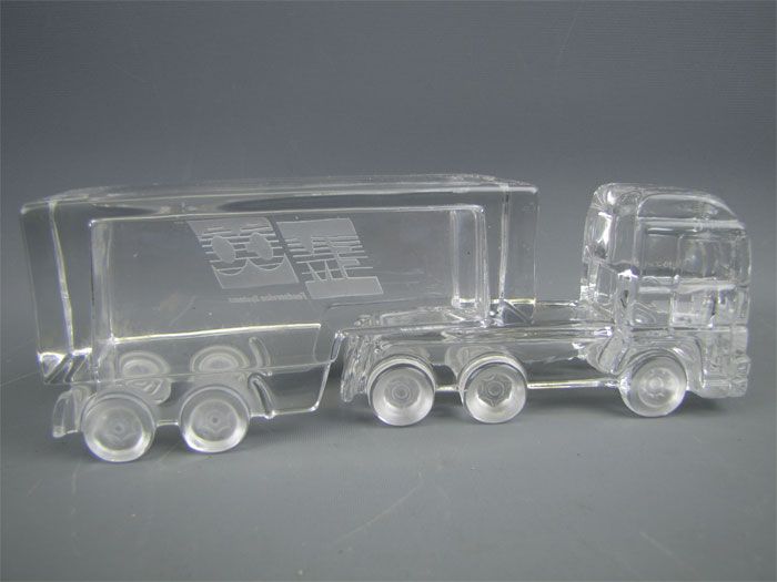 Vintage EMCO Foodservice Systems Glass Tractor Trailer  