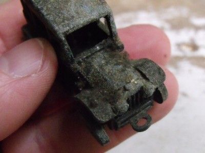 Vintage Shabby Rustic 1914 Chevrolet Diecast Toy Barn Dug  