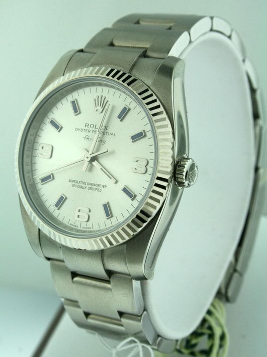 Rolex Oyster Perpetual Airking Unisex NEW 34mm Stainless Steel $6,000 