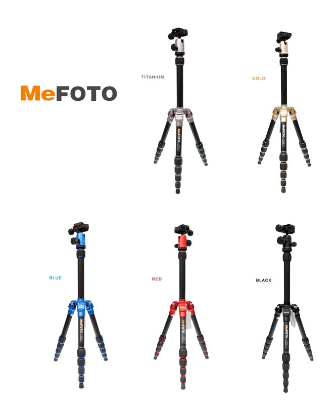 MEFOTO (Benro) A0350Q0 Compact Mini Traveler Aluminium Tripod Kit 