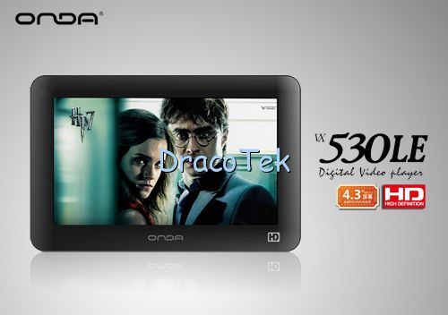 Onda VX530LE 4.3 HD 720P MP4 MP5 portable media Player w/ TV out 4GB 