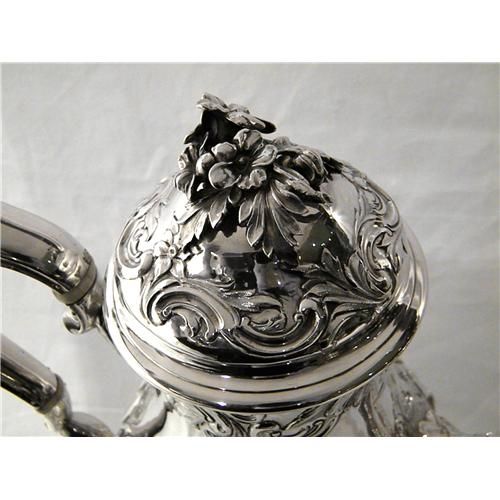 VICTORIAN SILVER 4 PIECE TEA SET LONDON 1838  